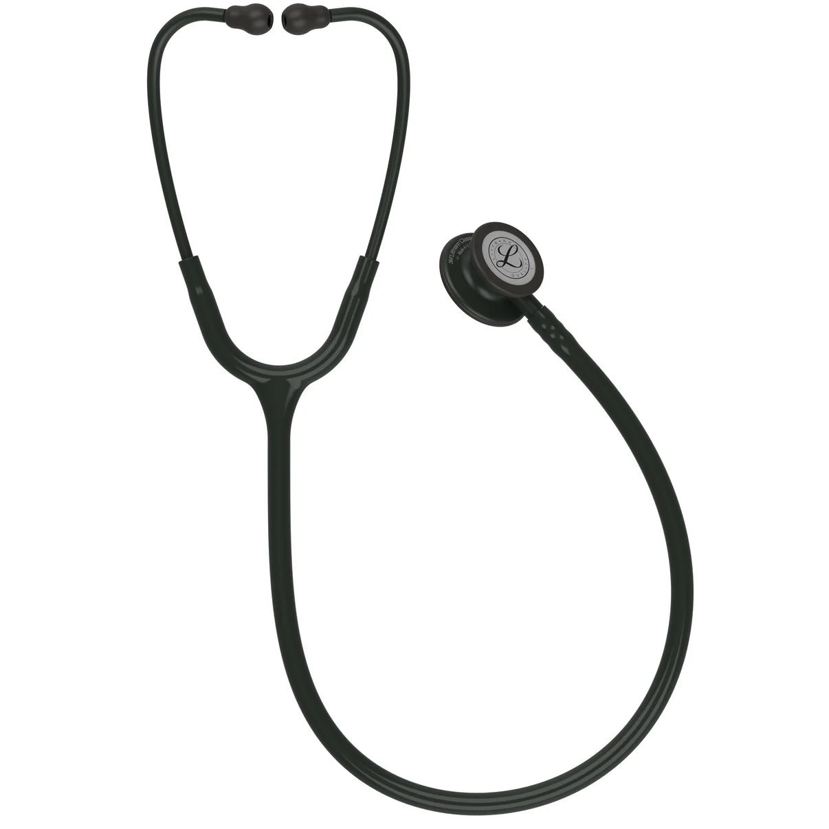 3M Littmann® Classic III Monitoring Stethoscope, Black Edition Chestpiece, Black Tube, 27 inch, 5803