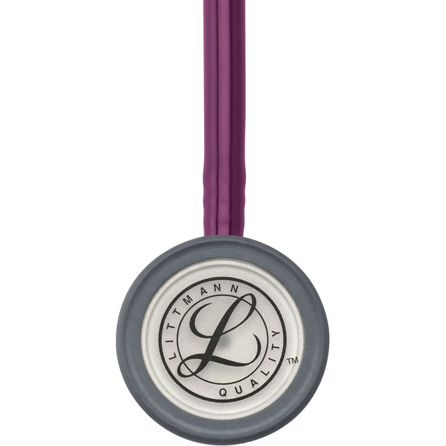 3M Littmann® Classic III Monitoring Stethoscope, Standard-Finish Chestpiece, Plum Tube, 27 inch 5831