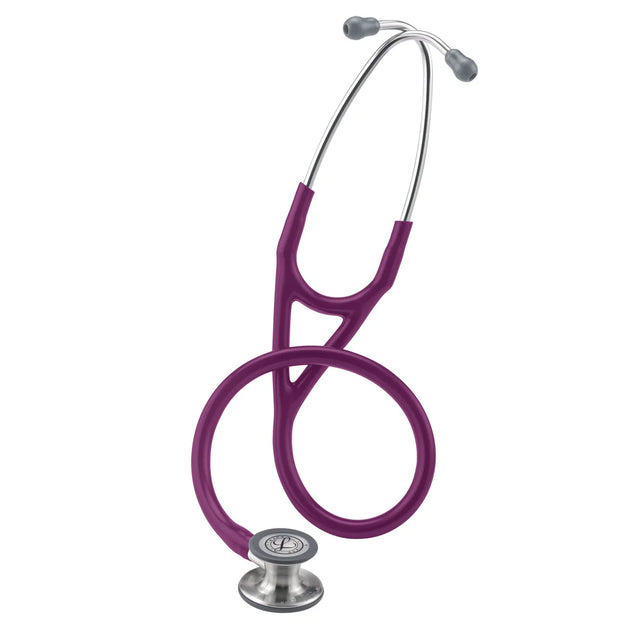 3M Littmann® Cardiology IV Diagnostic Stethoscope, Standard-Finish Chestpiece, Plum Tube, Stainless Stem and Headset, 27 inch, 6156