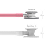 3M Littmann® Classic III Monitoring Stethoscope, Standard-Finish Chestpiece, Pearl Pink Tube, 27 inch, 5633