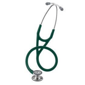 3M Littmann® Cardiology IV Diagnostic Stethoscope, Standard-Finish Chestpiece, Hunter Green Tube, Stainless Stem and Headset, 27 inch, 6155