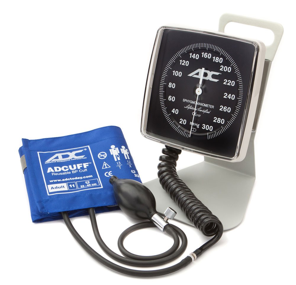 DIAGNOSTIX Desk Aneroid Adult, Black, LF (750D-11ABK)