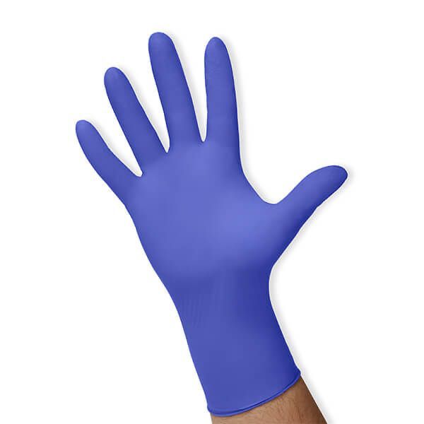 Blue Purple Nitrile Gloves