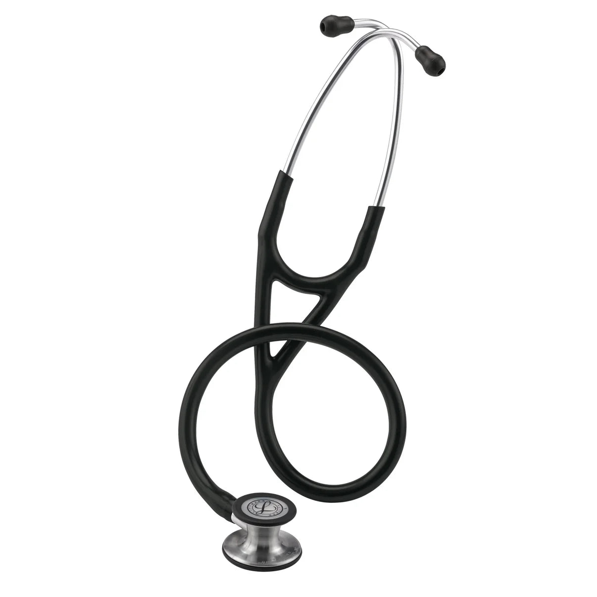 3M Littmann® Cardiology IV Diagnostic Stethoscope, Standard-Finish Chestpiece, Black Tube, Stainless Stem and Headset, 27 inch, 6152