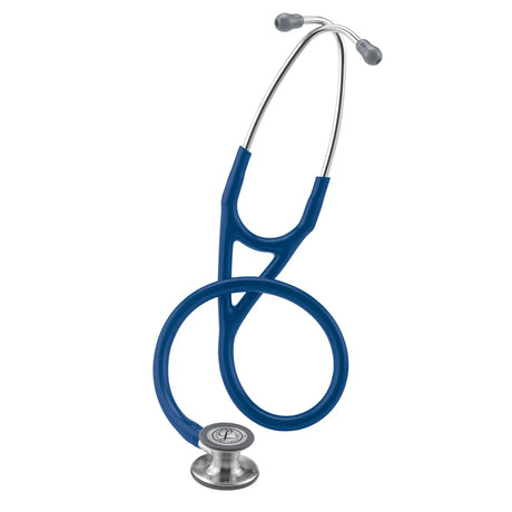 3M Littmann® Cardiology IV Diagnostic Stethoscope, Standard-Finish Chestpiece, Navy Blue Tube, Stainless Stem and Headset, 27 inch, 6154