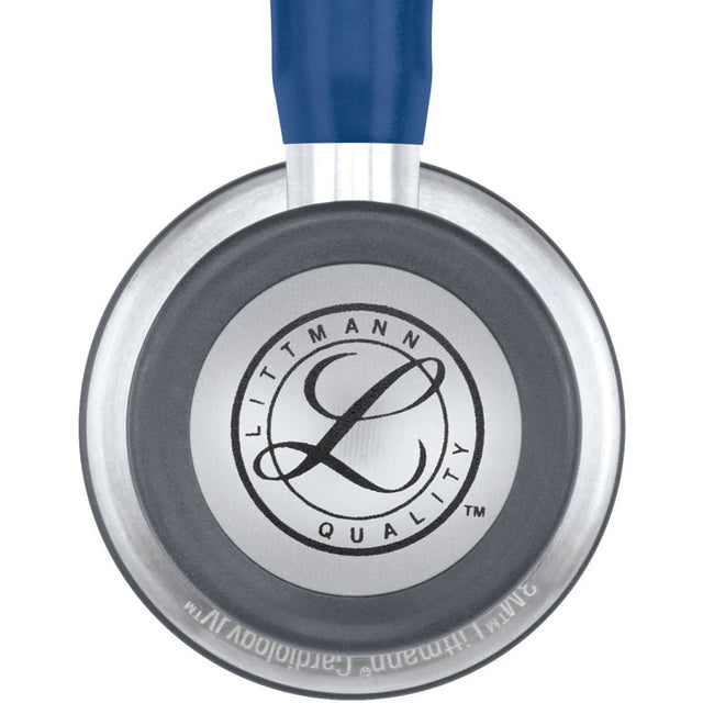 3M Littmann® Cardiology IV Diagnostic Stethoscope, Standard-Finish Chestpiece, Navy Blue Tube, Stainless Stem and Headset, 27 inch, 6154
