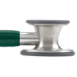 3M Littmann® Cardiology IV Diagnostic Stethoscope, Standard-Finish Chestpiece, Hunter Green Tube, Stainless Stem and Headset, 27 inch, 6155