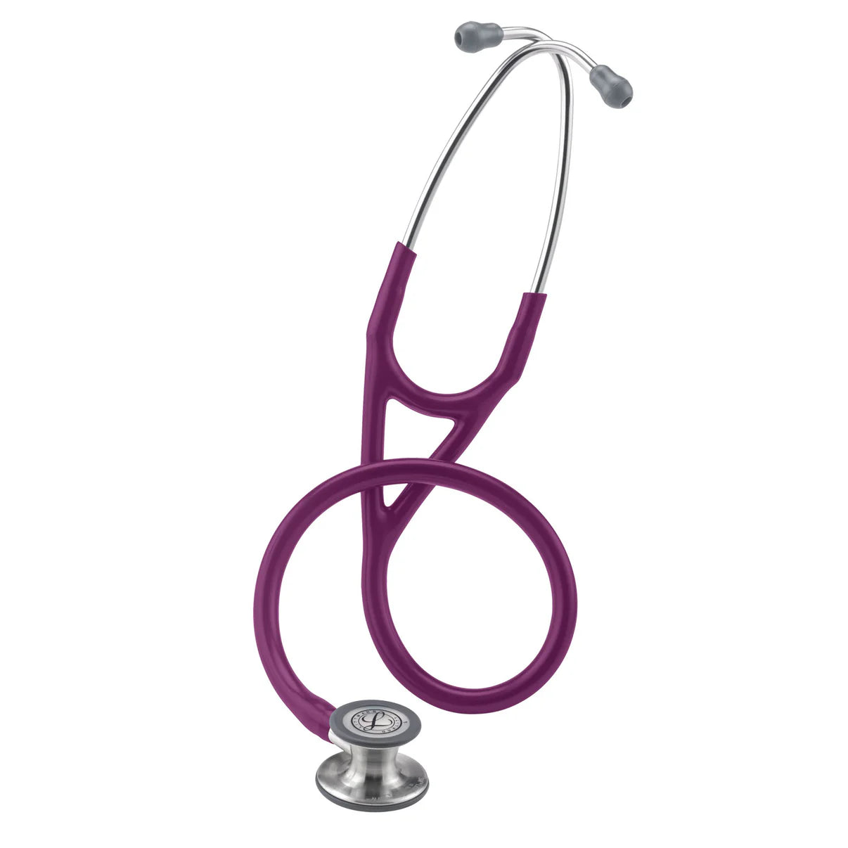 3M Littmann® Cardiology IV Diagnostic Stethoscope, Standard-Finish Chestpiece, Plum Tube, Stainless Stem and Headset, 27 inch, 6156