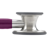 3M Littmann® Cardiology IV Diagnostic Stethoscope, Standard-Finish Chestpiece, Plum Tube, Stainless Stem and Headset, 27 inch, 6156