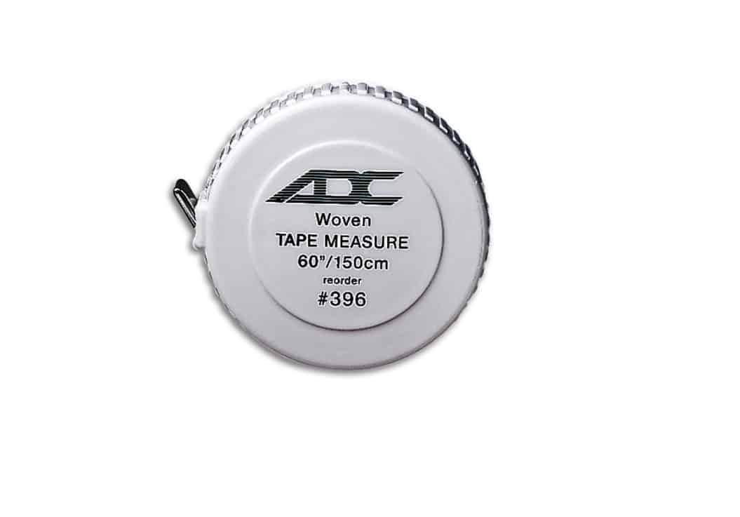 ADC Woven Medical Tape Measure 60/150 cm White Dual-Sided Gauge