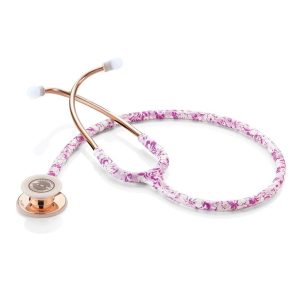 Adscope® 608 Convertible Clinician Stethoscope ,Hibiscus Rose Gold W (608HBRGW)
